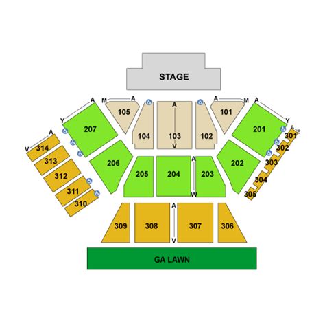 Seating Chart For Huntington Bank Pavilion At Northerly Island | Elcho ...