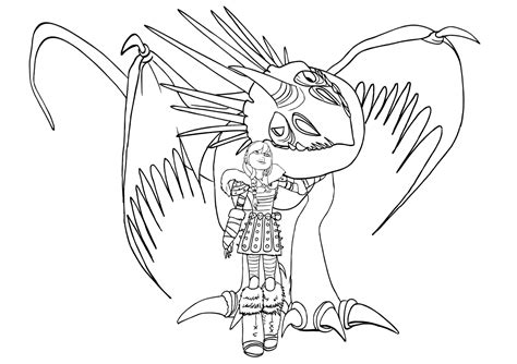 Stormfly Coloring Pages - Coloring Nation