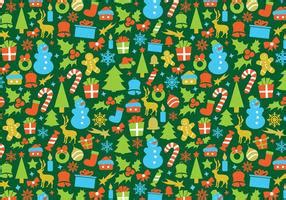 Christmas Seamless Pattern - Download Free Vector Art, Stock Graphics ...