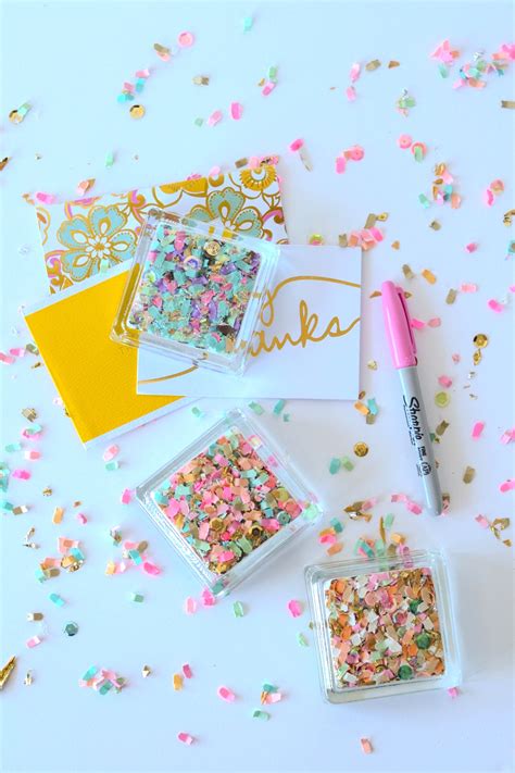 Covered In Confetti! | Our Favorite Confetti DIY Projects -Beau-coup Blog