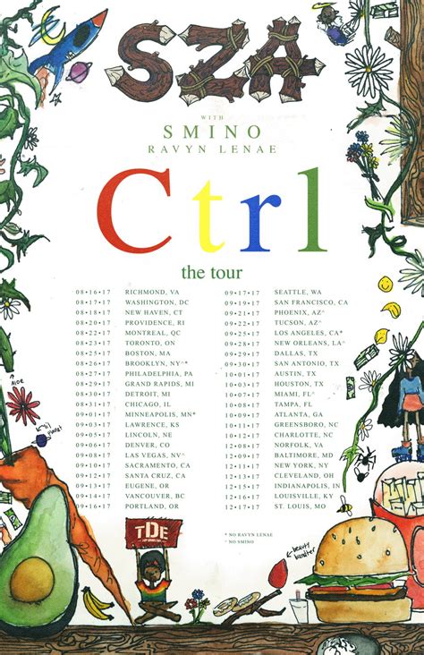 SZA Announces 'Ctrl: The Tour' | HipHop-N-More