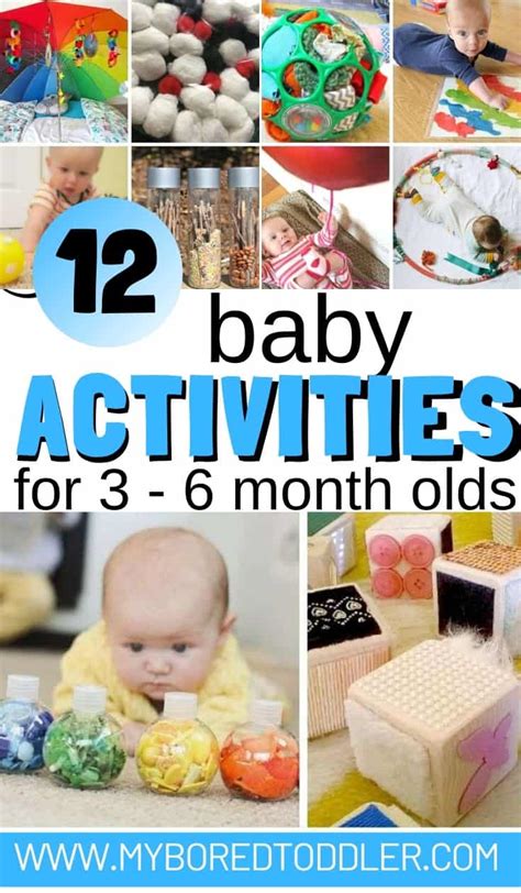 Activities for Babies 3 - 6 Months Old - My Bored Toddler