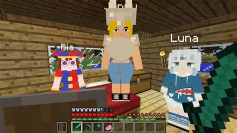 Jenny Mod 2 Fapcraft Custom Skins Pomni Fionna and Gawr Gura ...