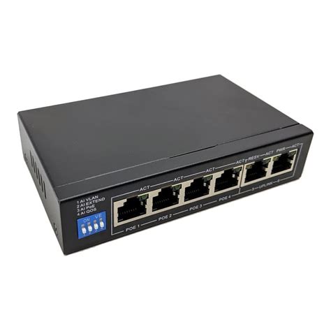 IP Camera PoE Switch | 4 Port Power Over Ethernet