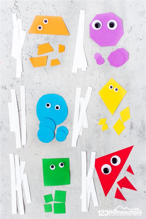 Shape Buddies Craft for Preschoolers