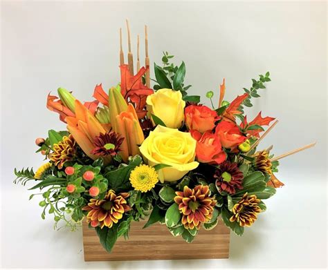 Welcome Autumn Centerpiece - As Shown | Fall flower arrangements ...