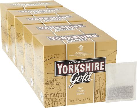 Yorkshire Gold Tea Tea Bags 250 g (Pack of 5) : Amazon.ca: Electronics