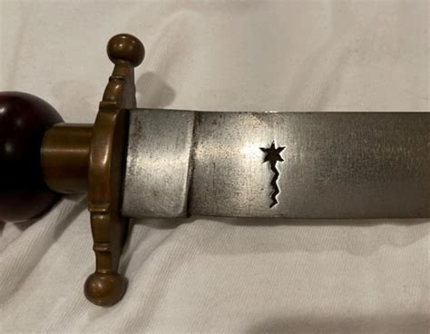 Antique Civil War Confederate Bowie Bayonet Knife medieval samurai ...