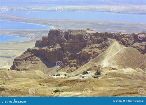 Masada fortress stock photo. Image of romans, salt, coast - 5138744