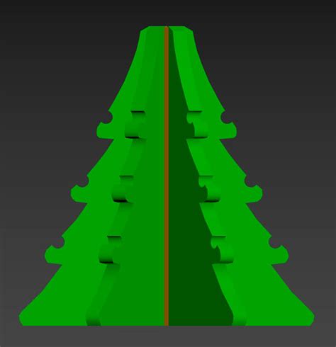 Árbol de Navidad impreso en 3D y sus figuras navideñas