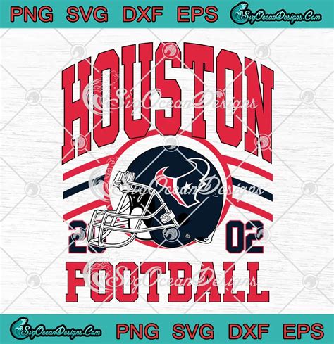 Houston Football Helmet 2002 SVG - NFL Houston Texans SVG PNG, Cricut File