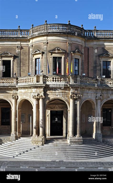 Baroque architecture. Noto. Italy Stock Photo - Alamy