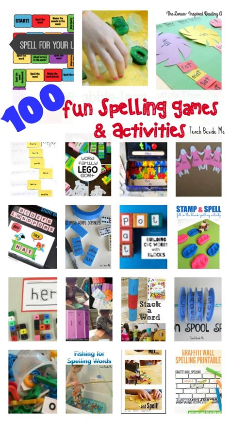 100 FUN Spelling Games and Activities for Kids - Teach Beside Me