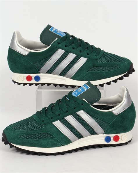 Adidas LA Trainer OG Trainers Green/Silver,shoes,original,runner,mens