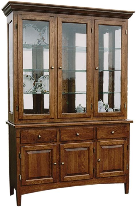 Medina Modern China Cabinet Hutch - Countryside Amish Furniture