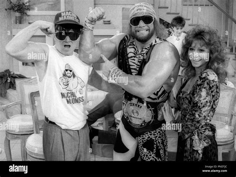 Regis Philbin Macho Man RAndy Savage MIss Elizabeth 1986 Photo by Adam Scull/PHOTOlink.net Stock ...