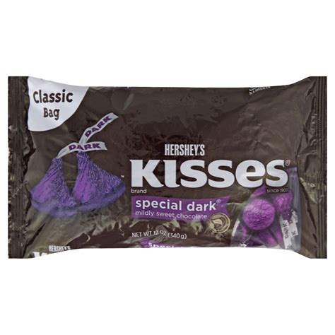 Hershey's Kisses, Special Dark, Dark Chocolate, 12 oz (340 g)