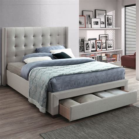 NEW Atlanta Queen Bed with Storage - VIC Furniture,Beds | eBay