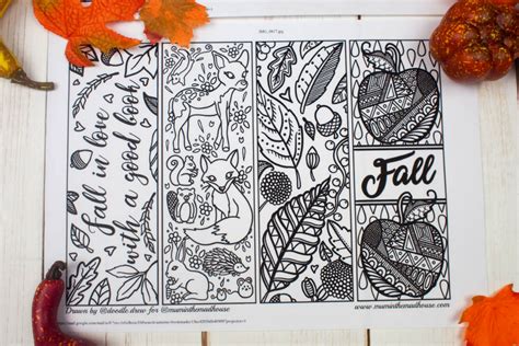 Free Printable Autumn Bookmarks to Colour | Coloring bookmarks, Autumn bookmark, Bookmarks