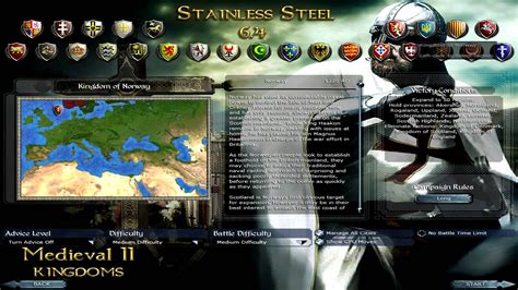 Stainless Steel mod for Medieval II: Total War: Kingdoms - Mod DB