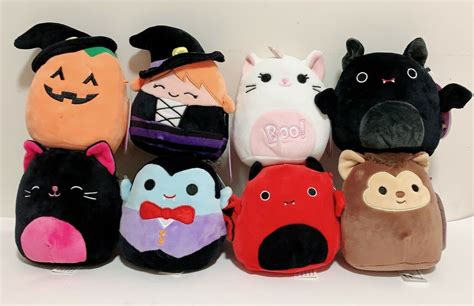 Squishmallows Kellytoy 2020 Halloween Collection 5 Mini Plush Doll ...