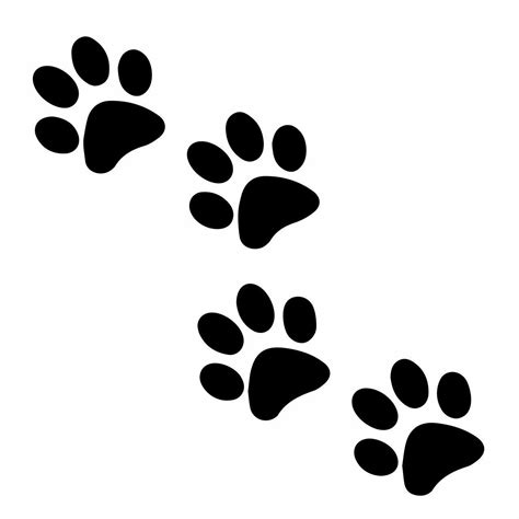 Vinyl multiple Paw Print Dog Cat Decal Sticker multiple size colours | eBay