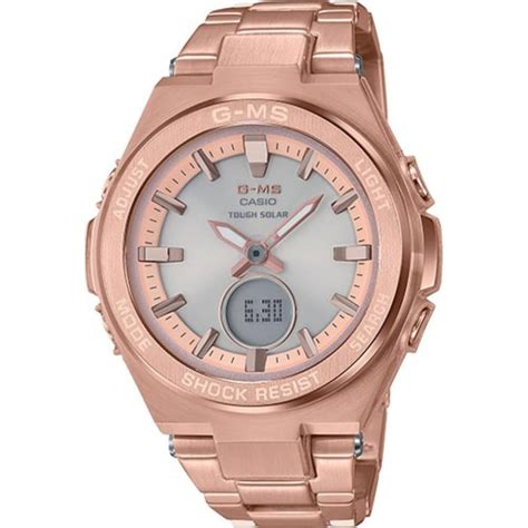 Casio Baby-G Rose Gold Solar Powered Ladies Watch - MSGS200DG-4A – The Watch Factory Australia