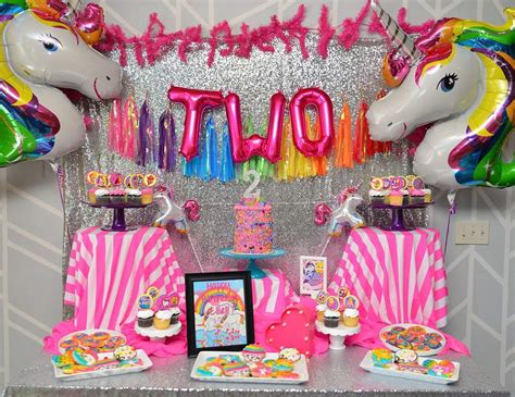 Lisa Frank/Unicorn / Birthday "Ellie's Lisa Frank Inspired Birthday Party" | Catch My Party