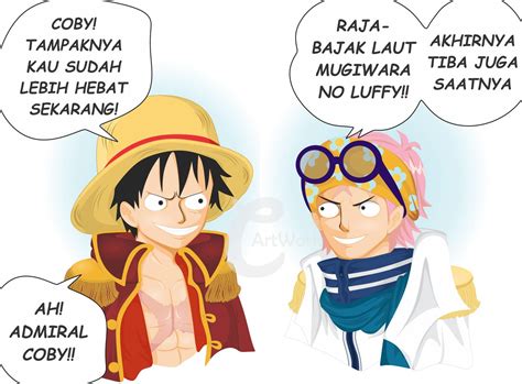 One Piece Coby x Luffy by cinggggggg on DeviantArt