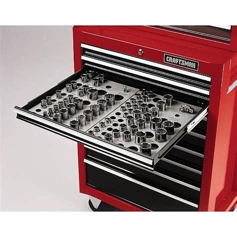 Sears.com | Socket organizer, Tool box organization, Craftsman tools