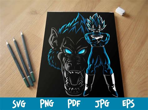 Vegeta Svg, Vegeta clipart, Super Saiyan | Grelly USA