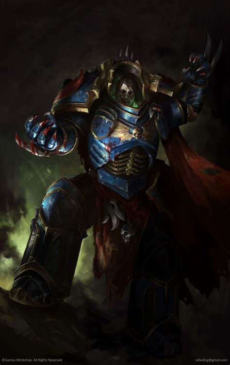 Konrad Cruze, Primarch of the Night Lords | Warhammer 40k, The horus ...