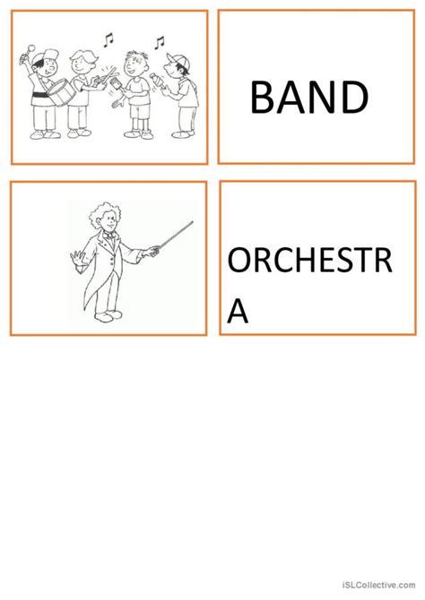 Musical Instruments Flashcards vocab…: English ESL worksheets pdf & doc