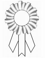 Award Ribbon 1 Coloring Page  Free Printable Pages For Kids sketch template