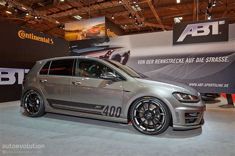 Tuningcars: Golf R Goes Mental With 400 HP Tuning Kit from ABT in Essen