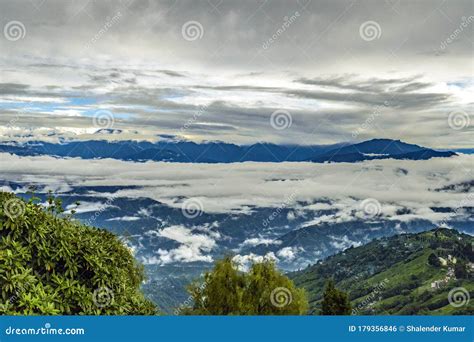 Darjeeling is a Town in India`s West Bengal State Stock Photo - Image ...