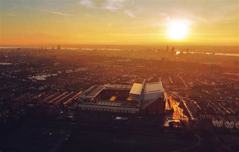 Sunset at Anfield