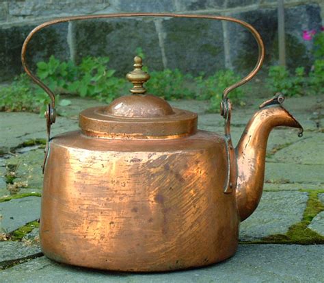 Antique Copper Tea Kettle circa 1800