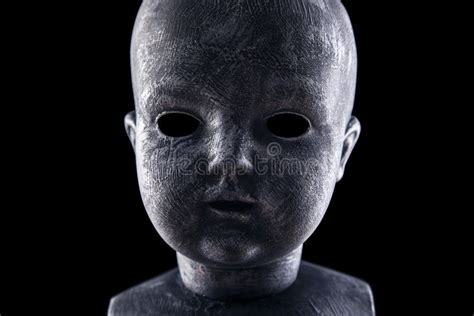 Creepy doll face stock image. Image of damaged, ghostly - 32451393