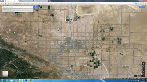 Lancaster, California Map