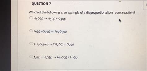 Solved QUESTION 7 Which of the following is an example of a | Chegg.com