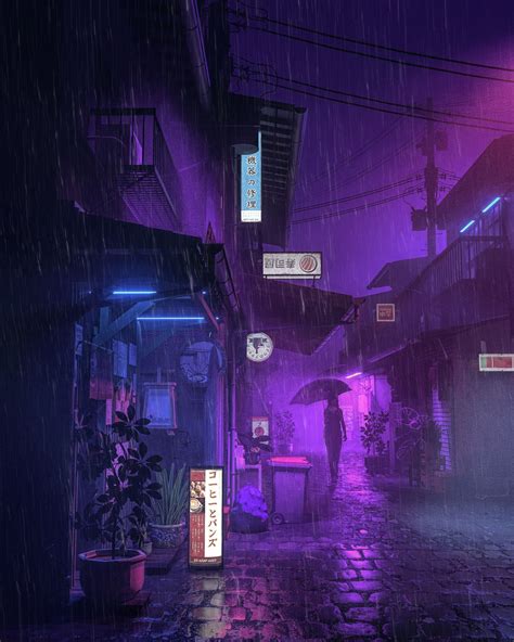 ArtStation - PURPLE RAIN, beeple . | Dark purple aesthetic, Purple ...