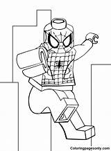 Lego Spiderman Coloring Pages  For Kids And Adults sketch template