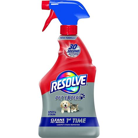 Resolve Pet Stain & Odor Carpet Cleaner, 22 fl oz Bottle (Pack of 3 ...