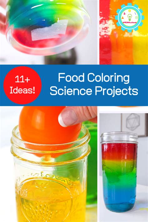 Easy Science Experiments with Food Coloring