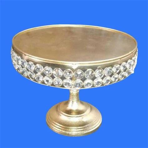 Iron Golden Cake Stand, Height: 7.5 inch at Rs 560/piece in Moradabad ...