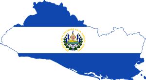 Flag map of El Salvador - What the Logo?