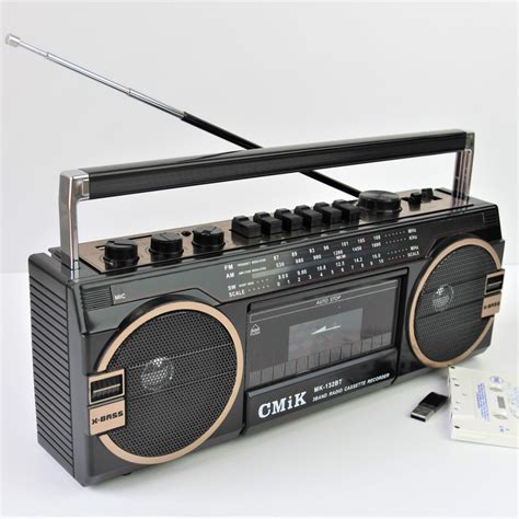 RCRP, Retro Cassette radio recorder, music, nostalgic