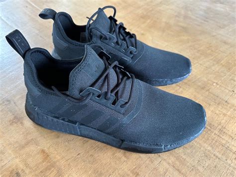 Adidas NMD_R1 Triple Black (UK 10.5 / US 11), Men's Fashion, Footwear ...