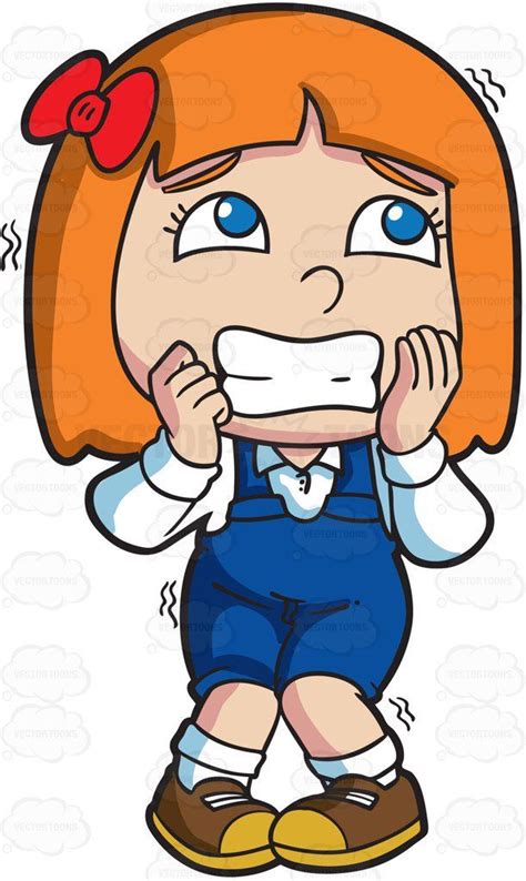 A Girl Looking So Afraid | Cute cartoon faces, Cartoon faces ...